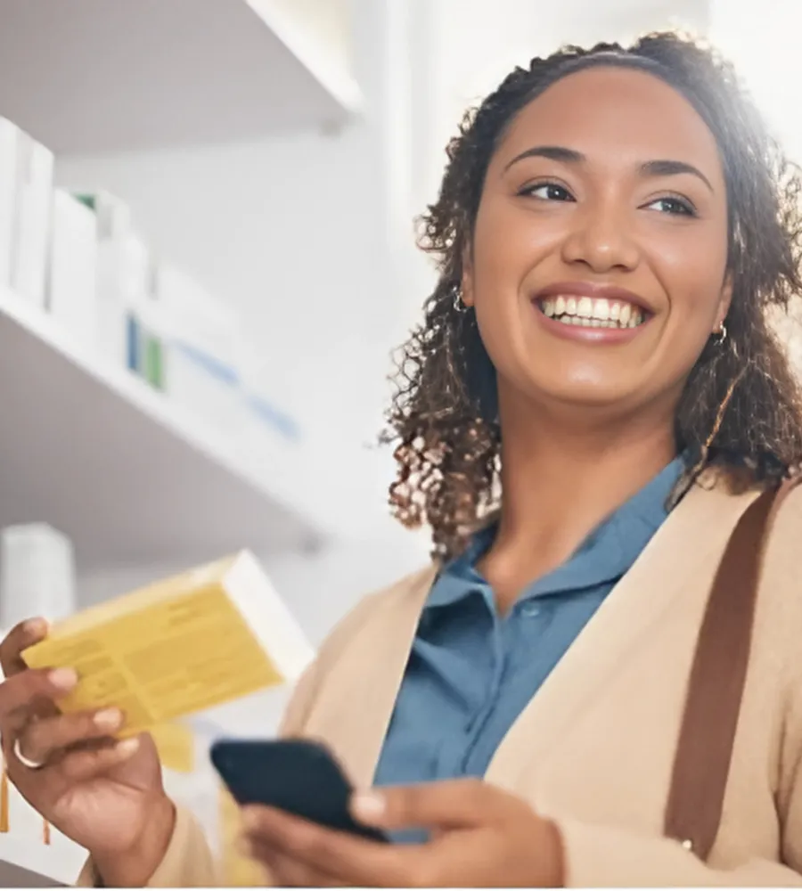 happy patient visiting Reimer Pharmacy